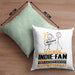 Indie-Fan Geschenk Kissen mit Füllung 40x40 Ich Bin Indie-Fan Aber Sag Doch Einfach Superheld Lustige Geschenkdiee für Indie-Fan (Grau) Grün Trendation