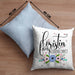 Floristin Aus Leidenschaft Kissen mit Füllung 40x40 Geschenk Blumen Floristin Geschenkidee (Grau) Blau Trendation