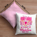Hobbyhorse Mädchen Kissen mit Füllung 40x40 Geschenk Hobby Horse Pferde (Grau) Rosa Trendation