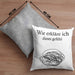 Psychologie Kissen mit Füllung 40x40 Geschenk Psycho Geschenkidee Wie Erkläre Ich Dieses Gefühl Spruch Psychologie-Student (Grau) Grau Trendation