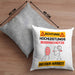 Bogenschütze Kissen mit Füllung 40x40 Geschenk Lustiger Spruch Geschenkidee für Bogenschütze Achtung Hochleistungs Bogenschütze Bei Der Arbeit (Grau) Grau Trendation
