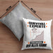 Survival-Experte Kissen mit Füllung 40x40 Geschenk für Survival-Experte Der Mann Der Alles Kann Geschenkidee zum Geburtstag (Grau) Grau Trendation