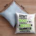 Sammler Geschenk Lustiger Spruch für Sammler Geschenkidee Bester Sammler Der WeltKissen mit Füllung 40x40 (Grau) Blau Trendation