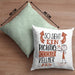 Kellner Kissen mit Füllung 40x40 Geschenk So Sieht Ein RIchtig Cooler Kellner Aus Geschenkidee Lustiger Spruch Geburtstag (Grau) Grün Trendation