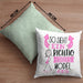 Model Kissen mit Füllung 40x40 Geschenk So Sieht Ein RIchtig Cooles Model Aus Geschenkidee Lustiger Spruch Geburtstag (Grau) Grün Trendation