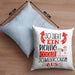 So Sieht Ein Richtig Cooler Schwiegercousin Aus Geschenk Kissen mit Füllung 40x40 Lustiger Spruch Geschenkidee (Grau) Blau Trendation