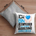 Altenpfleger Ausbildung Kissen mit Füllung 40x40 Geschenk Ich Bin Altenpfleger In Der Ausbildung Ich Darf Das Geschenkidee Spruch (Grau) Grau Trendation