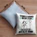 Tonstudio-Besitzer Kissen mit Füllung 40x40 Geschenk für Tonstudio-Besitzer Der Mann Der Alles Kann Geschenkidee zum Geburtstag (Grau) Blau Trendation