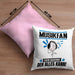 Musikfan Kissen mit Füllung 40x40 Geschenk für Musikfan Der Mann Der Alles Kann Geschenkidee zum Geburtstag (Grau) Rosa Trendation