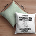 Fußballfan Geschenk Kissen mit Füllung 40x40 Lustiger Spruch Ich Bin Fußballfan Warum Weil Ich Es Kann Geschenkidee Bester Fußballfan Geburtstag (Grau) Grün Trendation