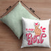 K-Pop Girl Kissen mit Füllung 40x40 Geschenkidee für K-Pop Fans Asiatische Musik (Grau) Grün Trendation