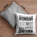 Reitstundenlehrer Geschenk Kaffee-Kissen mit Füllung 40x40 Geschenkidee für Reitstundenlehrer Ich Bin Reitstundenlehrer Ich Kann Es Dir Erklären Jedoch Nicht Für Dich Verstehen Spruch Lustig (Grau) Grau Trendation