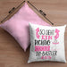 So Sieht Ein Richtig Cooler DIY-Bastler Aus Geschenk Kissen mit Füllung 40x40 Lustiger Spruch Geschenkidee (Grau) Rosa Trendation