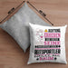 Reitsportler Geschenk Kissen mit Füllung 40x40 Lustiger Spruch Erheben Sie Sich Der Reitsportler Betritt den Raum (Grau) Grau Trendation