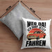 Führerschein Bestanden Geschenk Kissen mit Füllung 40x40 Führerscheinprüfung Bestanden Geschenkidee Weg Da Ich Darf Jetzt Fahren (Grau) Grau Trendation