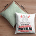 Wrestler Geschenk Kissen mit Füllung 40x40 So Gut Kann Nur Ein Wrestler Aussehen Geschenkidee (Grau) Grün Trendation