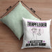 Tierpfleger Kissen mit Füllung 40x40 Geschenk für Tierpfleger Der Mann Der Alles Kann Geschenkidee zum Geburtstag (Grau) Grün Trendation