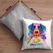 Labrador Besitzer Farbe Love Kissen mit Füllung 40x40 Geschenk Lustiger Spruch Geschenkidee Labrador Besitzerin (Grau) Grau Trendation