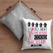 Bäckerin Geschenk Kissen mit Füllung 40x40 Lustig Geschenkidee für Bäckerin Geburtstag So Sieht Eine Richtig Coole Bäckerin Aus Frauen Spruch (Grau) Grau Trendation