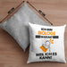 Biologe Geschenk Kissen mit Füllung 40x40 Lustiger Spruch Ich Bin Biologe Warum Weil Ich Es Kann Geschenkidee Bester Biologe Geburtstag (Grau) Grau Trendation