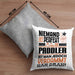 Paddler Geschenk Kissen mit Füllung 40x40 Lustige Geschenkidee für Paddler Geburtstag Niemand Ist Perfekt Aber Als Paddler Ist Man Nah Dran (Grau) Grau Trendation