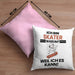 Skater Geschenk Kissen mit Füllung 40x40 Lustiger Spruch Ich Bin Skater Warum Weil Ich Es Kann Geschenkidee Bester Skater Geburtstag (Grau) Rosa Trendation