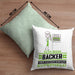 Bäcker Geschenk Kissen mit Füllung 40x40 Ich Bin Bäcker Aber Sag Doch Einfach Superheld Lustige Geschenkdiee für Bäcker (Grau) Grün Trendation