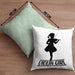 Geigenspieler Geschenk Kissen mit Füllung 40x40 Geigenspielerin Geigen Spruch Violin Girl (Grau) Grün Trendation