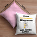 Tierphysiotherapeut Geschenk Kissen mit Füllung 40x40 Lustiger Spruch Ich Bin Tierphysiotherapeut Warum Weil Ich Es Kann Geschenkidee Bester Tierphysiotherapeut Geburtstag (Grau) Rosa Trendation