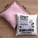 Rennfahrer Geschenk Lustiger Spruch für Rennfahrer Geschenkidee Bester Rennfahrer Der WeltKissen mit Füllung 40x40 (Grau) Rosa Trendation