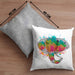 Elefant Kissen mit Füllung 40x40 Geschenk Für Elefanten-Liebhaber Geschenkidee Elefant Farbkleks (Grau) Grau Trendation