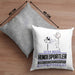 Hundesportler Geschenk Kissen mit Füllung 40x40 Ich Bin Hundesportler Aber Sag Doch Einfach Superheld Lustige Geschenkdiee für Hundesportler (Grau) Grau Trendation