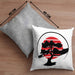 Lustige Bonsai Kissen mit Füllung 40x40 Geschenk für Bonsai-Liebhaber (Grau) Grau Trendation