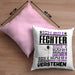 Fechter Geschenk Kaffee-Kissen mit Füllung 40x40 Geschenkidee für Fechter Ich Bin Fechter Ich Kann Es Dir Erklären Jedoch Nicht Für Dich Verstehen Spruch Lustig (Grau) Rosa Trendation
