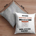 Marathonläufer Geschenk Kissen mit Füllung 40x40 Lustiger Spruch Ich Bin Marathonläufer Warum Weil Ich Es Kann Geschenkidee Bester Marathonläufer Geburtstag (Grau) Grau Trendation