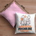 Psychologe Geschenk Kissen mit Füllung 40x40 So Gut Kann Nur Ein Psychologe Aussehen Geschenkidee (Grau) Rosa Trendation