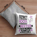 Taekwondo-Kämpfer Geschenk Lustiger Spruch für Taekwondo-Kämpfer Geschenkidee Bester Taekwondo-Kämpfer Der WeltKissen mit Füllung 40x40 (Grau) Grau Trendation
