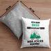 Biker Geschenk Kissen mit Füllung 40x40 Lustiger Spruch Ich Bin Biker Warum Weil Ich Es Kann Geschenkidee Bester Biker Geburtstag (Grau) Grau Trendation