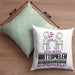 Brettspieler Geschenk Kissen mit Füllung 40x40 Ich Bin Brettspieler Aber Sag Doch Einfach Superheld Lustige Geschenkdiee für Brettspieler (Grau) Grün Trendation