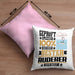 Ruderer Geschenk Lustiger Spruch für Ruderer Geschenkidee Bester Ruderer Der WeltKissen mit Füllung 40x40 (Grau) Rosa Trendation