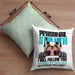 Schäferhund Besitzerin Kissen mit Füllung 40x40 Geschenk Lustiger Spruch Geschenkidee Personal Stalker (Grau) Grün Trendation