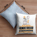 Hundefrisör Geschenk Kissen mit Füllung 40x40 Ich Bin Hundefrisör Aber Sag Doch Einfach Superheld Lustige Geschenkdiee für Hundefrisör (Grau) Blau Trendation
