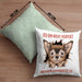 Chihuhahua Besitzer Kissen mit Füllung 40x40 Geschenk Geschenkidee Frauchen Herrchen Ich Bin Nicht Perfekt Aber Mein Chihuaha Ist Es (Grau) Grün Trendation