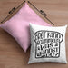 Brot Kann Schimmeln Was Kannst Du Kissen mit Füllung 40x40 Geschenk Spruch Geschenkidee Humor (Grau) Rosa Trendation