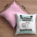 Wildtieraufzüchter Kissen mit Füllung 40x40 Geschenk für Wildtieraufzüchter Geburtstag Lustiger Spruch Was Ist Deine Superkraft (Grau) Rosa Trendation