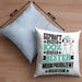 Musikproduzent Geschenk Lustiger Spruch für Musikproduzent Geschenkidee Bester Musikproduzent Der WeltKissen mit Füllung 40x40 (Grau) Blau Trendation