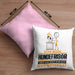 Hundefrisör Geschenk Kissen mit Füllung 40x40 Ich Bin Hundefrisör Aber Sag Doch Einfach Superheld Lustige Geschenkdiee für Hundefrisör (Grau) Rosa Trendation