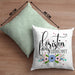 Floristin Aus Leidenschaft Kissen mit Füllung 40x40 Geschenk Blumen Floristin Geschenkidee (Grau) Grün Trendation