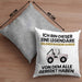 Geländewagenfahrer Geschenk Kissen mit Füllung 40x40 Lustige Geschenkidee Geburtstag für Geländewagenfahrer Ich Bin Dieser Legendäre Geländewagenfahrer Von Dem Alle Geredet Haben (Grau) Grau Trendation