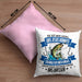 Lustige Kissen mit Füllung 40x40 für Angler Lustiger Spruch Geschenkidee (Grau) Rosa Trendation